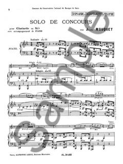 Solo De Concours von Jules Mouquet 