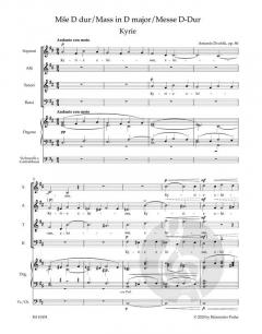 Messe D-Dur op. 86 von Antonín Dvořák 