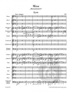Missa B-Dur Hob. XXII:14 'Harmoniemesse' von Joseph Haydn 
