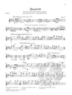 Streichquartett Nr. 2 op. 15 von Alexander von Zemlinsky im Alle Noten Shop kaufen (Stimmensatz)