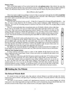First Lessons Tin Whistle 