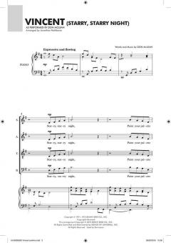 Vincent (Starry Starry Night) von Don McLean 