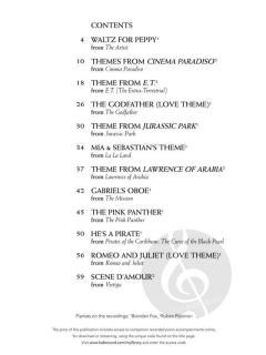 Movie Themes for Classical Players - Flute 