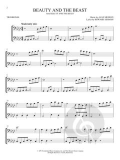 Disney Songs for 2 Trombones 