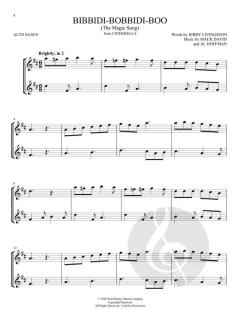Disney Songs for 2 Alto Saxes 
