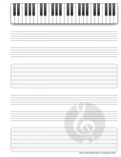Music Theory Staff Paper 