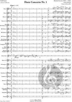 Horn Concerto No. 1 von Richard Strauss 