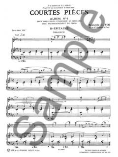 Courtes Pieces Vol. 4 von Francois Dupin 