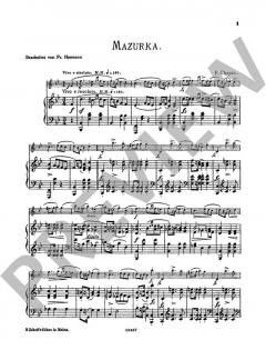 Mazurka op. 17/1 von Frédéric Chopin (Download) 