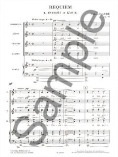 Requiem Op. 48 pour Soli, Choeur et Orchestre (Gabriel Fauré) 