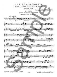 Petite Trompette Dans Les Oeuvres De J.S. Bach von Eugene Foveau im Alle Noten Shop kaufen