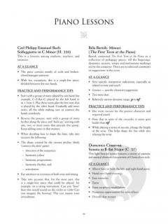 Piano Lessons From Classical Repertoire 