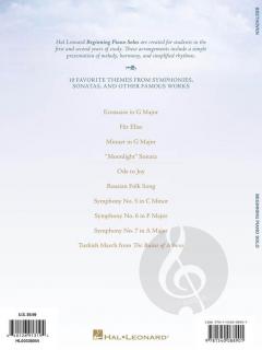 Beethoven for Beginning Piano Solo von Ludwig van Beethoven 