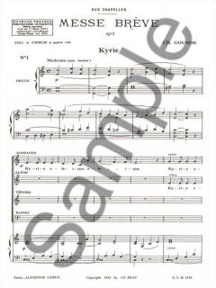 Messe Breve No. 7 / 4 Voix Mixtes (Charles Gounod) 