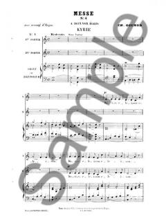 Messe No. 4 / 2 Voix Egales (Charles Gounod) 