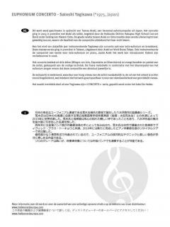 Euphonium Concerto von Satoshi Yagisawa 