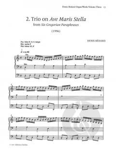 Organ Works 3: Works based on Hymn Tunes von Denis Bédard 