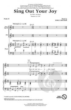 Sing Out Your Joy von Emily Crocker (Download) 