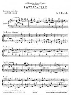 Passacaille von Georg Friedrich Händel 