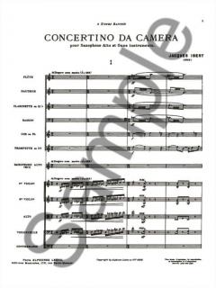 Concertino da Camera von Jacques Ibert 