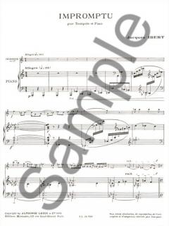 Impromptu von Jacques Ibert für Trompete in C oder B und Klavier im Alle Noten Shop kaufen