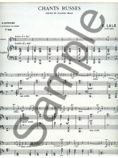 Chants Russes von Edouard Lalo 