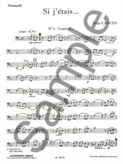 Si J'Etais (No.4 Couperin/No.5 Verdi/No.6 Albeniz) von Serge Lancen 
