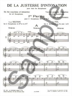 De la justesse d'intonation von Jean-Marie Londeix 
