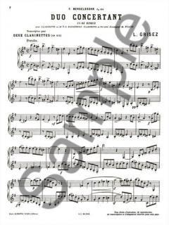 Duo Concertant Op114 Re Mineur von Felix Mendelssohn Bartholdy 