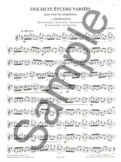 18 Etudes Variees von Michel Meriot 