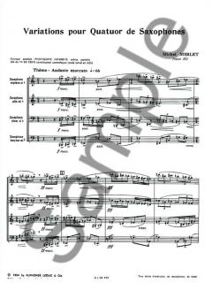 Variations Op. 32 von Michel Merlet 
