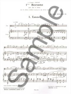 Sonate no. 1 von Darius Milhaud für Viola und Klavier im Alle Noten Shop kaufen
