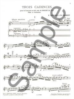 3 Cadences pour Le Concerto von Wolfgang Amadeus Mozart 
