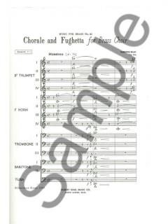 Chorale And Fughetta 