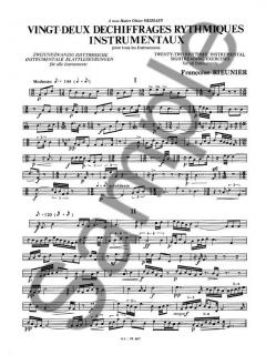 22 Dechiffrages Rythmiques von Françoise Rieunier 