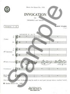 Invocation von Robert Starer 