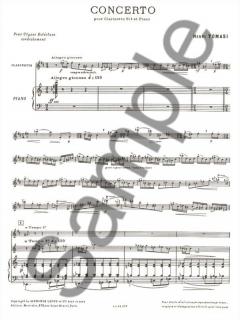 Concerto (Clarinette Orchestre) von Henri Tomasi 