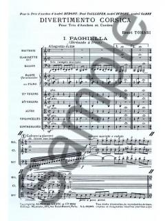 Divertimento Corsica Trio von Henri Tomasi 