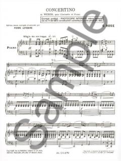 Concertino Op. 26 von Carl Maria von Weber 