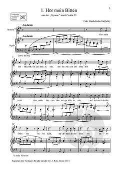 10 geistliche Sologesänge von Felix Mendelssohn Bartholdy 
