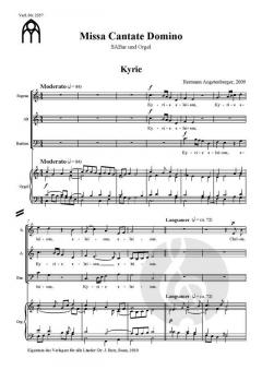 Missa Cantate Domino von Hermann Angstenberger 