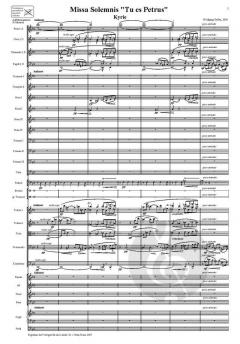 Missa Solemnis 'Tu es Petrus' (Papstmesse) von Wolfgang Seifen 