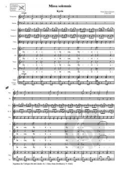 Missa solemnis in C von Franz Xaver Schnizer 