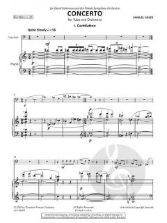 Concerto von Samuel Adler 