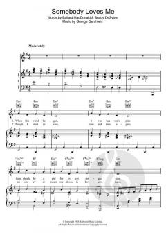 Somebody Loves Me von George Gershwin 