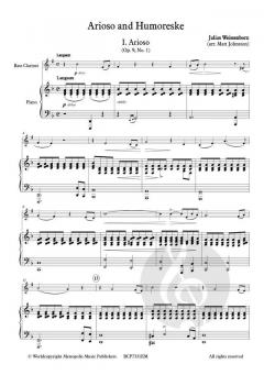 Arioso and Humoreske op. 9 no. 1 & 2 von Julius Weissenborn 