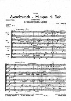 Avondmuziek - Musique du Soir von Flor Alpaerts 