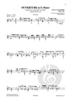 Sonata XXIV (Dresden nr.4) von Silvius Leopold Weiss 