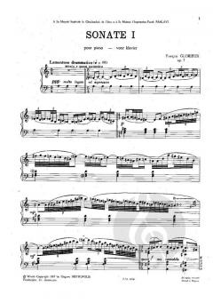 Sonate op. 7 von François Glorieux 