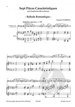 Sept Pièces caractéristiques von François Glorieux 